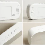 6637 LED Digital Display Temperature Electronic Clock Desktop Mirror Alarm Clock - Image 5