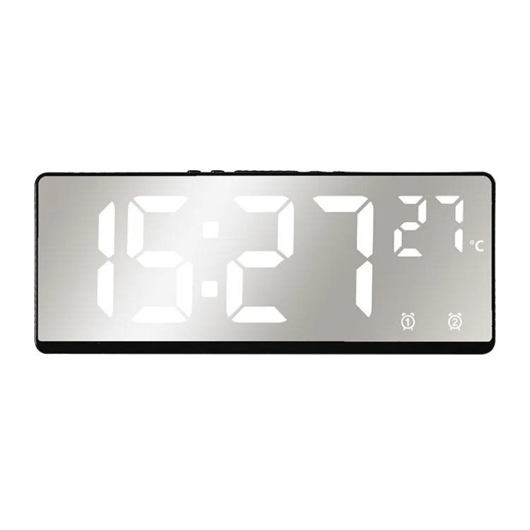 TBD0603524601A.webp 6631 LED Digital Display Multifunctional Electronic Clock Desktop Temperature Mirror Alarm Clock - Image 1