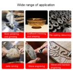 SNJ-3681 Mini Engraving Pen Wireless Polishing Electric Grinder, Style: - Image 8