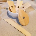 Wooden Skeleton Knife Pottery Scraper Handmade Tools - Image 4