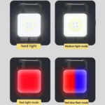 Key Chain Light Magnetic Suction Work Light Rechargeable Flashlight For Outdoor Camping - Image 6