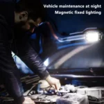 Key Chain Light Magnetic Suction Work Light Rechargeable Flashlight For Outdoor Camping - Image 10