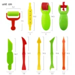 26pcs/set Children Pretend Play Toys DIY Color Mud Mold Set - Image 2