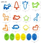 26pcs/set Children Pretend Play Toys DIY Color Mud Mold Set - Image 3