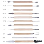 11pcs/set Soft Clay DIY Wooden Knife Tools - Image 2