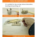 11pcs/set Soft Clay DIY Wooden Knife Tools - Image 4