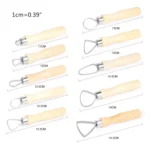 10pcs/set Art Pottery Clay Bulk Scraper Tools - Image 3