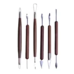 Wooden Pottery Trimming Tools Educational Art Supplies - Image 2