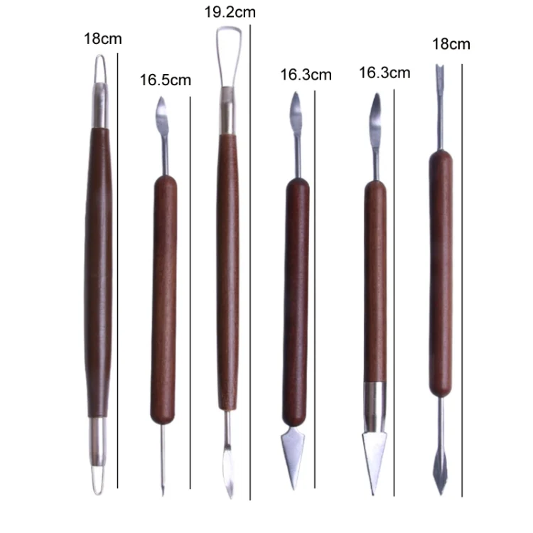 TBD0603531301_B2.webp Wooden Pottery Trimming Tools Educational Art Supplies - Image 3