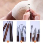 Wooden Pottery Trimming Tools Educational Art Supplies - Image 4