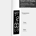 LED Intelligent Digital Display Foldable Desk Lamp, Style: - Image 3