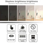 LED Intelligent Digital Display Foldable Desk Lamp, Style: - Image 7
