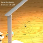 LED Intelligent Digital Display Foldable Desk Lamp, Style: - Image 9