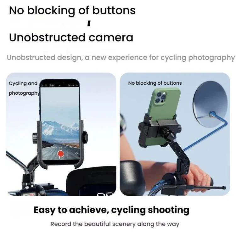 TBD06035351_B10.webp Kewig Motorcycle Bicycle Non-Blocking Mobile Phone Camera Navigation Bracket - Image 11