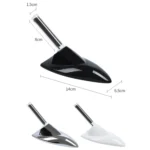 Car Solar Shark Fin With Antenna LED Warning Light - Image 2