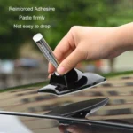 Car Solar Shark Fin With Antenna LED Warning Light - Image 6