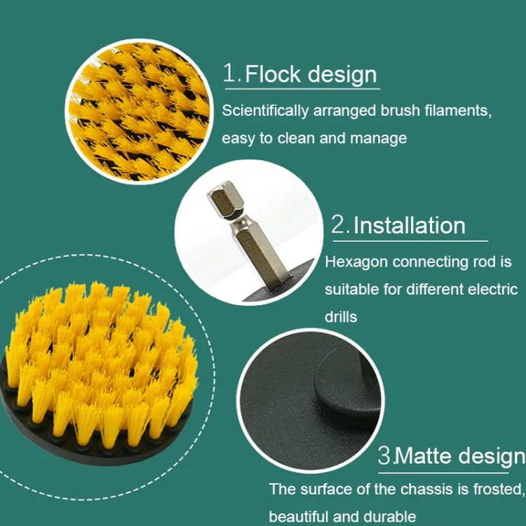 TBD0603540601_B4.webp WRS-DS19 9 in 1 Electric Drill Crevice Cleaning Brushes Car Wash Tools Set - Image 5