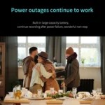 HD 4K Dual Lens Wifi Camera Mobile Phone Wireless Remote Two Way Intercourse Monitoring Camera - Image 11