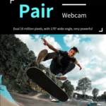 HD 4K Dual Lens Wifi Camera Mobile Phone Wireless Remote Two Way Intercourse Monitoring Camera - Image 9