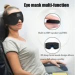 EM4 Bluetooth 5.2 Eye Mask Wireless Headphone Eye Protection for Sleep Office Lunch Break - Image 6