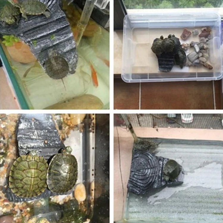 TBD0603547301_B5.webp Turtle Aquascape Climbing Platform Reptile Hiding Cave Three Legged Turtle Platform - Image 6