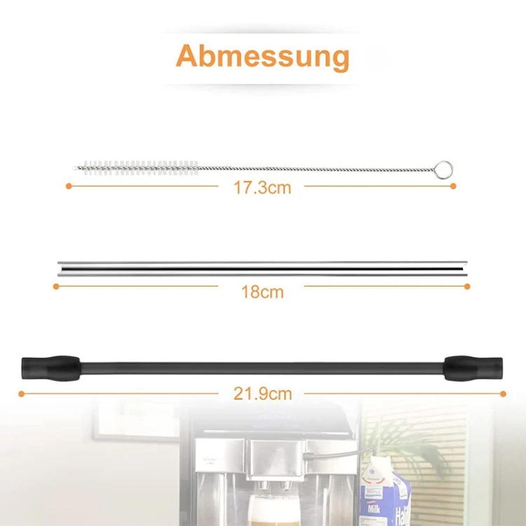 TBD0603548701_B2.webp For Bosch VeroAroma / Siemens EQ.6 Series Coffee Machine Milk Pipe and Cleaning Brush Set - Image 3