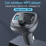 Car Bluetooth Player Receiver 50W Mobile Phone High Power Charger - Image 7