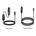 12V/24V Car Refrigerator Cable B Suffix Cigarette Lighter Plug Power Cord, Length: - Image 2