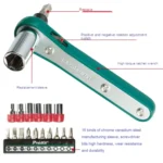16 In 1 Socket Driver Head Ratchet Wrench Set - Image 3