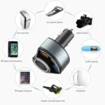 5V3A Cigarette Lighter PD Super Fast Charging Multifunctional Car Charger - Image 4