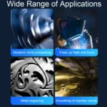 Hard High Carbon Steel Rotary Carving Knife Abrasive Processing Grinding Head Set - Image 5