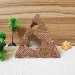 Fish Tank Aquascape Hiding House Resin Pyramid Shrimp House Hiding Cave - Image 6