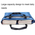 A3-8133 Large-capacity Handheld Zipper File Bag Oxford Cloth Waterproof Art Storage Bag - Image 3