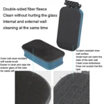 Fish Tank Magnetic Brush Aquarium Glass Moss Removal Cleaning Brush - Image 5