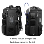 Ozuko 9573 Multifunctional Sports Basketball Backpack Outdoor Waterproof Men Backpack - Image 9