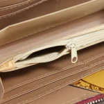 Large Stone Wallet Zipper Women Wallet Long Coin Purse - Image 5