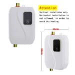 Instant Water Heater Mini Kitchen Quick Heater Household Hand Washing Water Heater - Image 3