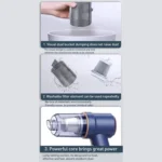 Small Wireless Charging Car Vacuum Cleaner Handheld High Power Vacuum Cleaner - Image 9