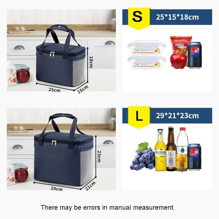TBD0603568301_B3.webp Reusable Lunch Bag Insulated Lunch Box Office School Picnic Beach Leak-Proof Lunch Tote - Image 4