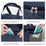 Reusable Lunch Bag Insulated Lunch Box Office School Picnic Beach Leak-Proof Lunch Tote - Image 5