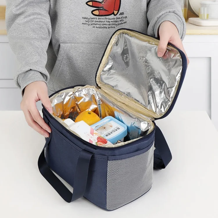 TBD0603568301_B6.webp Reusable Lunch Bag Insulated Lunch Box Office School Picnic Beach Leak-Proof Lunch Tote - Image 7