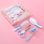 JR-6001 6 in 1 Baby Care Cleaning Kit Nail Scissors Combination Set - Image 2