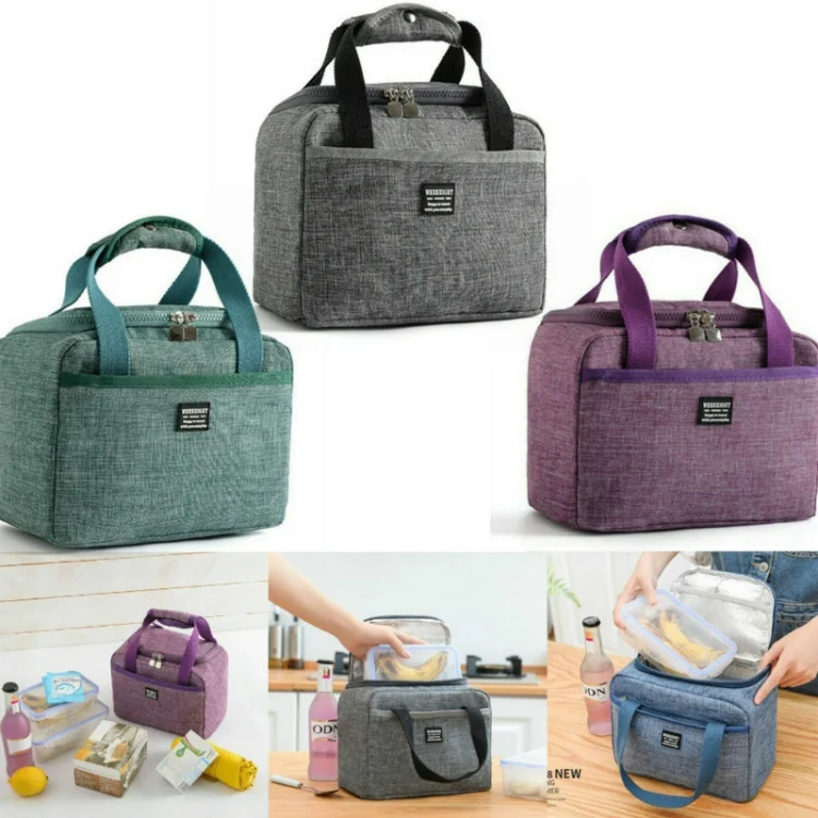 TBD0603570101_B1.webp Portable Lunch Bag Thermal Insulated Lunch Box Tote Cooler Handbag - Image 2