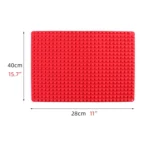 Silicone Pyramid Baking Chicken Mat Oil Filter Oil Separation Baking Mat BBQ Bread Cookie Oven Baking Mat - Image 2