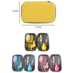 JR-6006 8 in 1 EVA Bag Baby Cleaning Care Set Baby Daily Cleaning Kit - Image 3