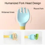 Children Eating Training Tableware Baby Bendable Silicone Soft Spoon - Image 6