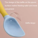 Children Eating Training Tableware Baby Bendable Silicone Soft Spoon - Image 7