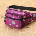 Y051 Women Summer Crossbody Waist Bag Large Capacity Cell Phone Bag - Image 3