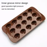 2pcs Silicone Chocolate Mold Jelly Christmas Candy Cake Mould, Style: - Image 3