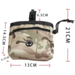 Multifunctional Pet Training Camouflage Snacks Bag Portable Dog Walking Belt Bag - Image 3
